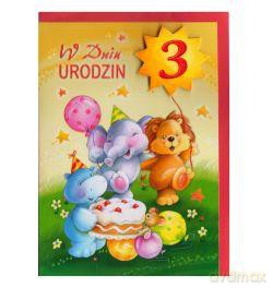 Karnet 3-cie urodziny