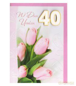 Karnet 40-te urodziny
