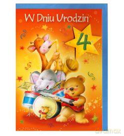 Karnet 4-te urodziny