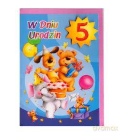 Karnet 5-te urodziny