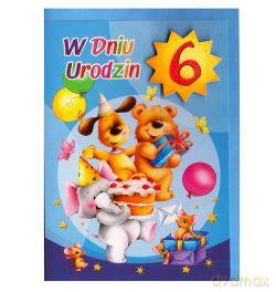 Karnet 6-te urodziny