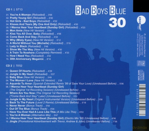 Bad Boys Blue: 30 [2CD]