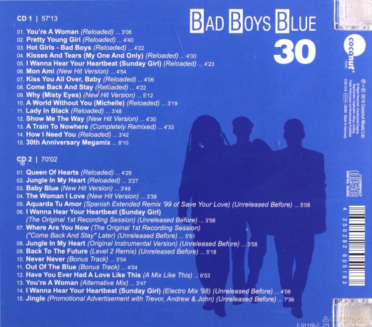 Bad Boys Blue: 30 [2CD]