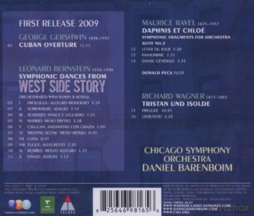 Donald Peck/Barenboim/Cso: Bern: Barenboim Conducts [CD]