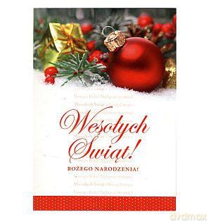 Karnet B6 Boże Narodzenie