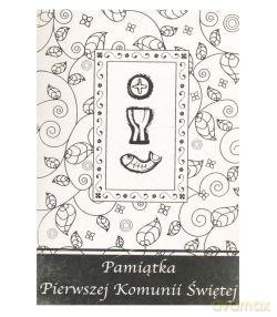 Karnet B6 Pamiątka Pierwszej Komunii Świętej