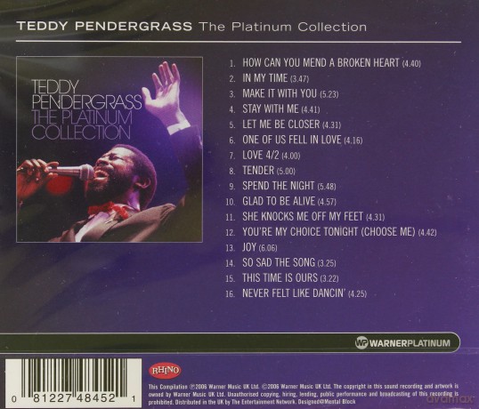 Teddy Pendergrass: Platinum Collection [CD]