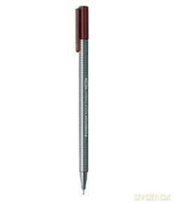 Cienkopis Triplus Fineliner brązowy