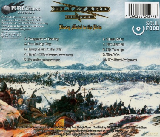 Blizzard Hunter: Heavy Metal To The Vein [CD]