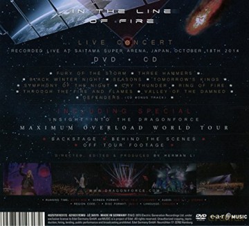 Dragonforce: In The Line Of Fire [DVD]+[CD]