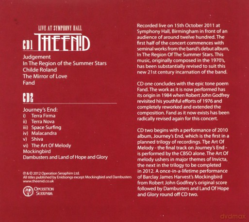 The Enid: Live With The Cbso [2CD]