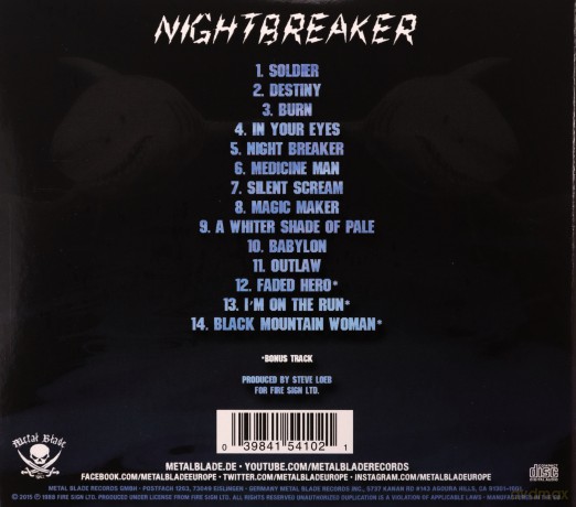 Riot: Nightbreaker [CD]
