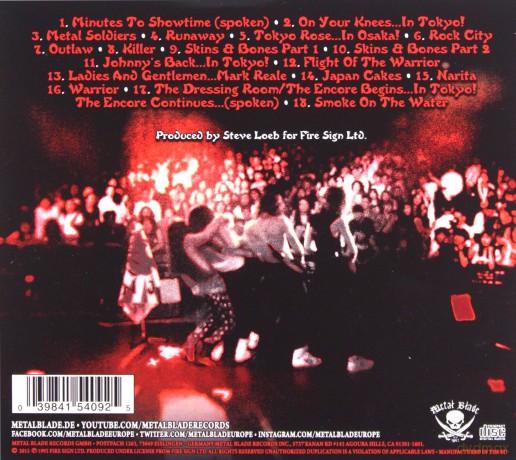 Riot: Riot In Japan Live [CD]