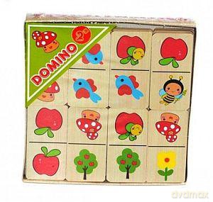 Domino drewniane Biedronka [GRA]
