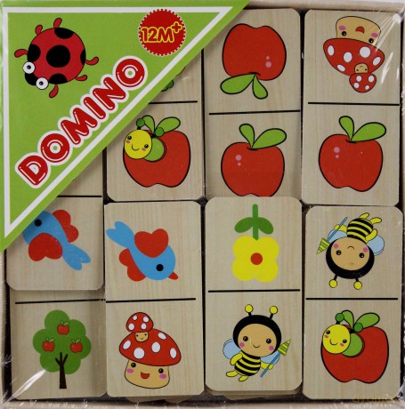 Domino drewniane Biedronka [GRA]