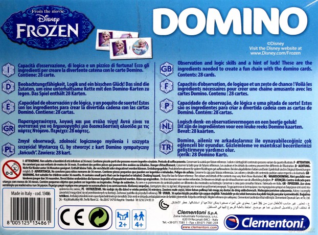 CLEMENTONI Domino Frozen [GRA]