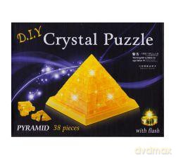 DP CRAFT 38 el. - 3D Piramida kryształowa niebieska [PUZZLE]
