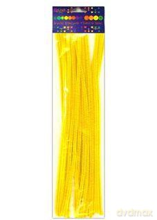 Druciki kreatywne 30 cm Żółte