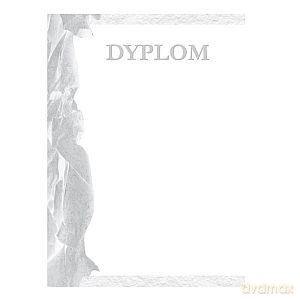 Dyplom A4 sportowy srebro