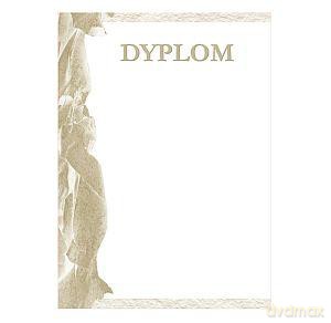 Dyplom A4 sportowy złoto