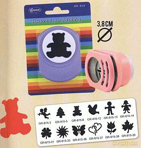 Dziurkacz duży 3,8 cm Miś