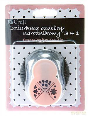Dziurkacz narożnikowy 3 w 1 Flora