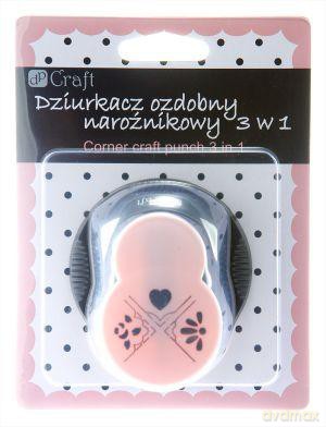 Dziurkacz narożnikowy 3 w 1 Love