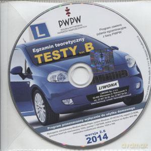 Egzamin teoretyczny Testy kat. B wersja 2.6 2014 [PROGRAM PC]