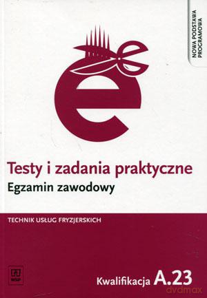 Egzamin zawodowy Technik usług fryzjerskich Kwalifikacja A.23 Testy i zadania praktyczne - Aneta Dytmar [KSIĄŻKA]