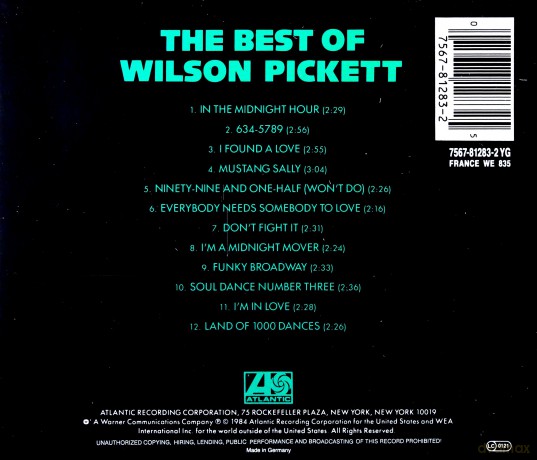 Wilson Pickett: The Best Of Wilson Pickett [CD]