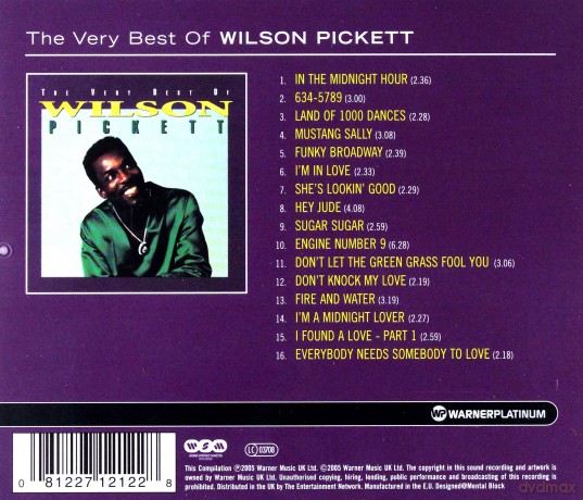 Wilson Pickett: The Very Best Of. Platinum Collection [CD]