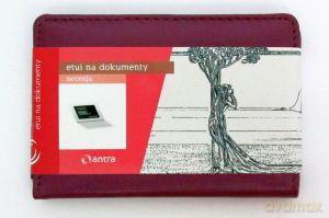 Etui na dokumenty Secesja fioletowy
