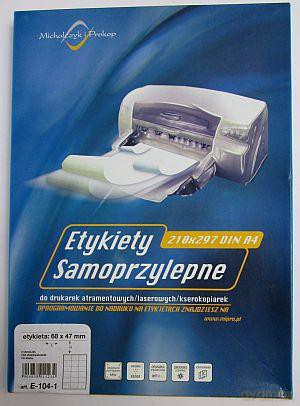 Etykieta samoprzylepna 68x47 mm