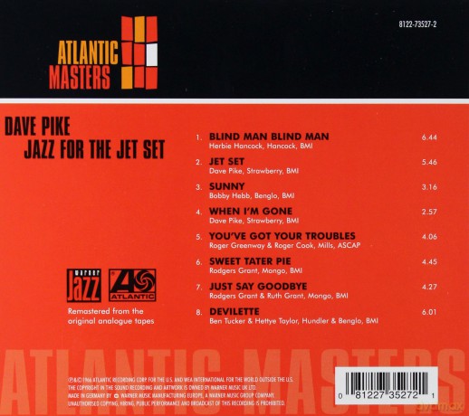 Dave Pike: Jazz For The Jet Set (digipack) [CD]