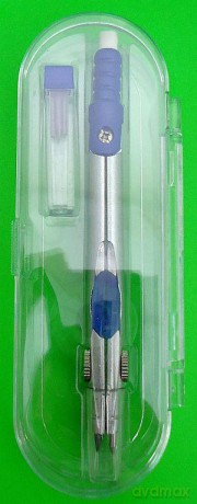 Cyrkiel 2 elementy, plastikowe etui