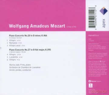 Pires/Jordon/Odcdl: Mozart: Klavierkonzerte Nr.20+27 [CD]