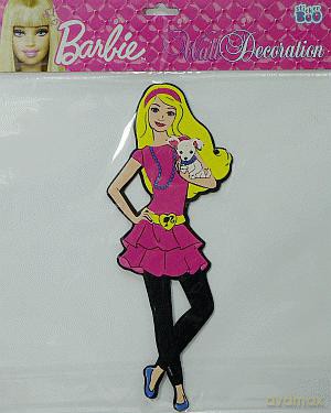 Dekoracja ścienna Barbie