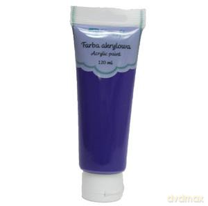 Farba akrylowa 120 ml fioletowo-niebieska