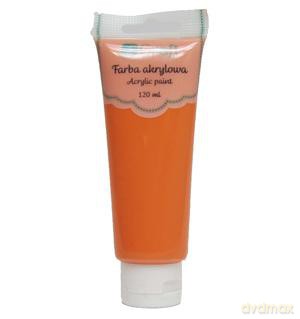Farba akrylowa 120 ml pomarańczowa