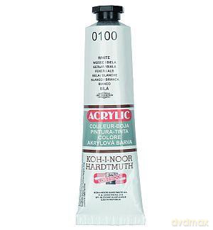 Farba akrylowa 40 ml biała