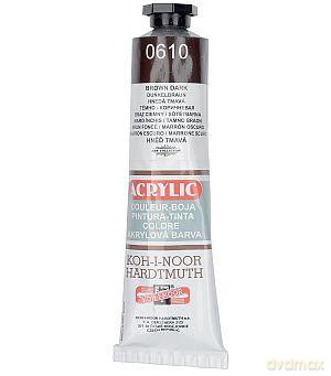 Farba akrylowa 40 ml ciemny brąz