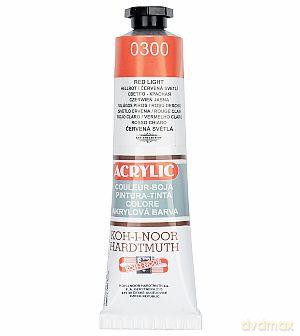 Farba akrylowa 40 ml jasna czerwień