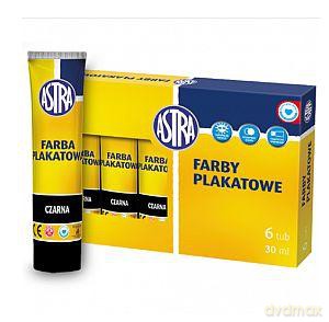 Farba plakatowa 30 ml czarna