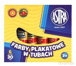 Farba plakatowa 30 ml jasnoczerwona
