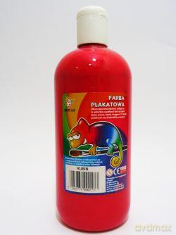 Farba plakatowa 500 ml Rubin