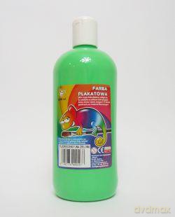Farba plakatowa fluo 500 ml zielona