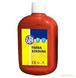 Farba szkolna 500ml Brązowa