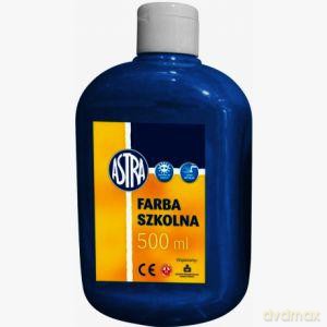 Farba szkolna 500ml Ciemnoniebieska