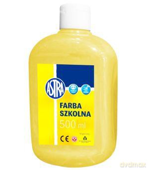 Farba szkolna 500ml Cytrynowa