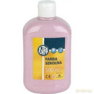 Farba szkolna 500ml Jasnoróżowa